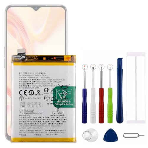 Vvsialeek Neu BLP755 Ersatz Akku Kompatibel Für Oppo Reno3 Pro/Reno 3 5G/ Find X2 Lite CPH2009 mit kostenlosem Toolkit. Vvsialeek Neu BLP755 Ersatz Akku Kompatibel Für Oppo Reno3 Pro/Reno 3 5G/ Find X2 Lite CPH2009 mit kostenlosem Toolkit. von Vvsialeek