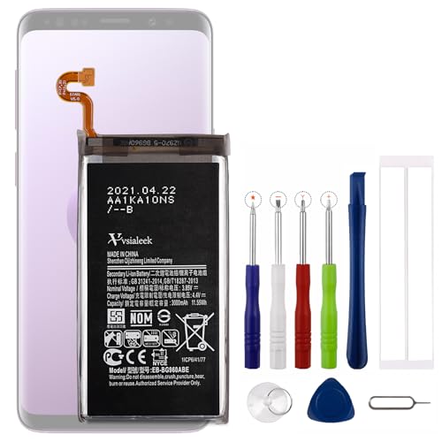 Vvsialeek Neu EB-BG960ABE Ersatz Akku Kompatibel Für Samsung Galaxy S9 SM-G960 SM-G960F SM-G960F/DS EB-BG960ABEwith Toolkit Vvsialeek Neu EB-BG960ABE Ersatz Akku Kompatibel Für Samsung Galaxy S9 SM-G960 SM-G960F SM-G960F/DS EB-BG960ABEwith Toolkit von Vvsialeek