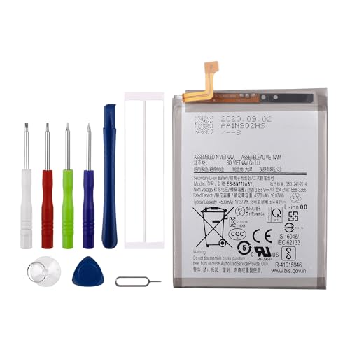 Vvsialeek Neu EB-BN770ABY Handy Akku Kompatibel Für Samsung Galaxy Note10 Lite SM-N770F/DS with Toolkit von Vvsialeek