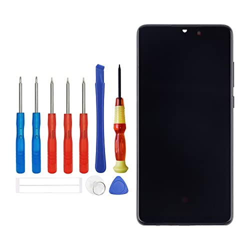 Vvsialeek Neu Ersatz OLED Display Kompatibel Für Huawei P30 ELE-L29 ELE-L09 ELE-L04 ELE-AL00 LCD Touch Screen with Toolkit (Schwarz mit Rahmen) von Vvsialeek