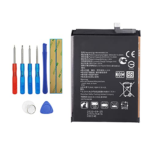 Vvsialeek Neu HB446486ECW Handy Akku Kompatibel Für Huawei P Smart Z nova 5i Honor 9X Pro Enjoy 10 Plus Y9 Prime 2019 STK-L21; STK-L22; STK-LX3 with Toolkit Vvsialeek Neu HB446486ECW Handy Akku Kompatibel Für Huawei P Smart Z nova 5i Honor 9X Pro Enjoy 10 Plus Y9 Prime 2019 STK-L21; STK-L22; STK-LX3 with Toolkit von Vvsialeek