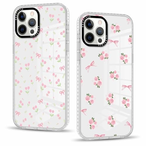 Vxinvnoi 2 Stück Handyhülle für iPhone 12 Pro Max Hülle 6,7'', Aesthetic Blume Muster Design Weiche TPU Ultra Dünn Transparent Silikon Schutzhülle Kratzfeste Stoßfest Bumper Case für Mädchen, 02 Vxinvnoi 2 Stück Handyhülle für iPhone 12 Pro Max Hülle 6,7'', Aesthetic Blume Muster Design Weiche TPU Ultra Dünn Transparent Silikon Schutzhülle Kratzfeste Stoßfest Bumper Case für Mädchen, 02 von Vxinvnoi