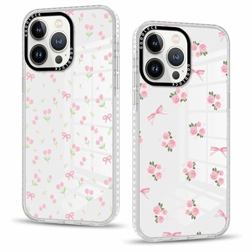 Vxinvnoi 2 Stück Handyhülle für iPhone 14 Pro Hülle 6,1'', Aesthetic Blume Muster Design Weiche TPU Ultra Dünn Transparent Silikon Schutzhülle Kratzfeste Stoßfest Bumper Case für Mädchen, 02 Vxinvnoi 2 Stück Handyhülle für iPhone 14 Pro Hülle 6,1'', Aesthetic Blume Muster Design Weiche TPU Ultra Dünn Transparent Silikon Schutzhülle Kratzfeste Stoßfest Bumper Case für Mädchen, 02 von Vxinvnoi
