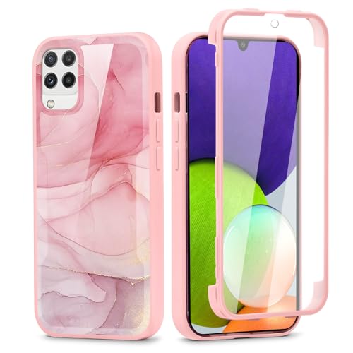 Vxinvnoi 360 Grad Hülle für Samsung Galaxy A22 4G 6.4", Handyhülle mit Eingebautem Displayschutz Con Aesthetic Muster Design TPU Front Und Rückenschutz Schutzhülle Bumper Fullbody Cover, 07 Vxinvnoi 360 Grad Hülle für Samsung Galaxy A22 4G 6.4", Handyhülle mit Eingebautem Displayschutz Con Aesthetic Muster Design TPU Front Und Rückenschutz Schutzhülle Bumper Fullbody Cover, 07 von Vxinvnoi