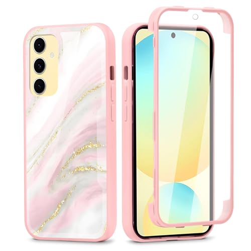 Vxinvnoi 360 Grad Hülle für Samsung Galaxy S24 FE 6.7", Handyhülle mit Eingebautem Displayschutz Con Aesthetic Muster Design TPU Front Und Rückenschutz Schutzhülle Bumper Fullbody Cover, 04 Vxinvnoi 360 Grad Hülle für Samsung Galaxy S24 FE 6.7", Handyhülle mit Eingebautem Displayschutz Con Aesthetic Muster Design TPU Front Und Rückenschutz Schutzhülle Bumper Fullbody Cover, 04 von Vxinvnoi