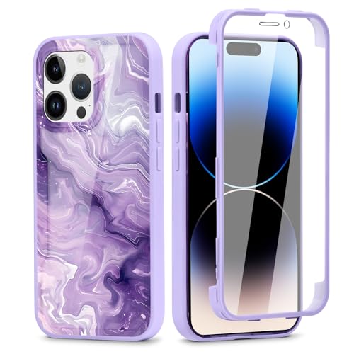 Vxinvnoi 360 Grad Hülle für iPhone 14 Pro Max 6.7", Handyhülle mit Eingebautem Displayschutz Con Aesthetic Muster Design TPU Durchsichtige Front Und Rückenschutz Schutzhülle Bumper Fullbody Cover, 20 Vxinvnoi 360 Grad Hülle für iPhone 14 Pro Max 6.7", Handyhülle mit Eingebautem Displayschutz Con Aesthetic Muster Design TPU Durchsichtige Front Und Rückenschutz Schutzhülle Bumper Fullbody Cover, 20 von Vxinvnoi