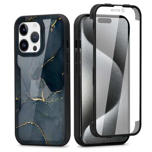 Vxinvnoi 360 Grad Hülle für iPhone 15 PRO MAX 6.7", Handyhülle mit Eingebautem Displayschutz Con Aesthetic Muster Design TPU Durchsichtige Front Und Rückenschutz Schutzhülle Bumper Fullbody Cover, 15 Vxinvnoi 360 Grad Hülle für iPhone 15 PRO MAX 6.7", Handyhülle mit Eingebautem Displayschutz Con Aesthetic Muster Design TPU Durchsichtige Front Und Rückenschutz Schutzhülle Bumper Fullbody Cover, 15 von Vxinvnoi