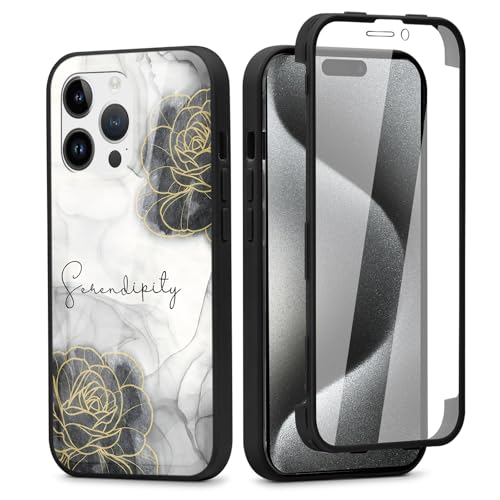 Vxinvnoi 360 Grad Hülle für iPhone 16 Pro 6.3", Handyhülle mit Eingebautem Displayschutz Con Aesthetic Muster Design TPU Durchsichtige Front Und Rückenschutz Schutzhülle Bumper Fullbody Cover, 10 Vxinvnoi 360 Grad Hülle für iPhone 16 Pro 6.3", Handyhülle mit Eingebautem Displayschutz Con Aesthetic Muster Design TPU Durchsichtige Front Und Rückenschutz Schutzhülle Bumper Fullbody Cover, 10 von Vxinvnoi