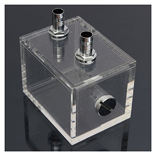 Vycowb Wasserblock PC CPU Kühler Acryl 200ml Transparent 80 x 60 x 60 mm G1/4 Wasserkühler für Desktop Vycowb Wasserblock PC CPU Kühler Acryl 200ml Transparent 80 x 60 x 60 mm G1/4 Wasserkühler für Desktop von Vycowb