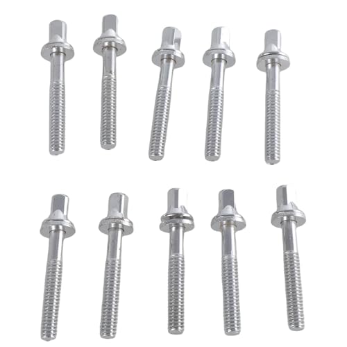 10 x Schlagzeug-Set, Metall-Trommelschraube, unverzichtbares Metallinstrument, Ersatzteil für Percussion-Musikinstrumente von Vynetra