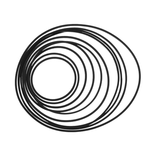 100/200 Stück Plattenspieler-Riemen-Ersatz, verschiedene Spezifikationen, Rekorder, Plattenspieler, Gürtelkassetten, Bandspieler-Maschine 100/200 Stück Plattenspieler-Riemen-Ersatz, verschiedene Spezifikationen, Rekorder, Plattenspieler, Gürtelkassetten, Bandspieler-Maschine von Vynetra