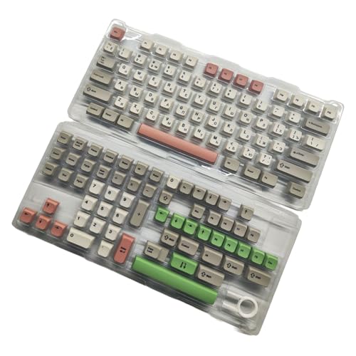 138 Tasten/Set XDA Höhe 9009 Retro-Tastenkappe für mechanische Tastaturen, PBTs, DyeSubbed Tastenkappen für Schalter von Vynetra
