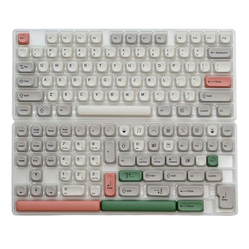 139 Tastenkappen verbessern die Hintergrundbeleuchtung für mechanische Tastaturen in klassischer Farbe mit komfortabler Retro-9009-Textur von Vynetra