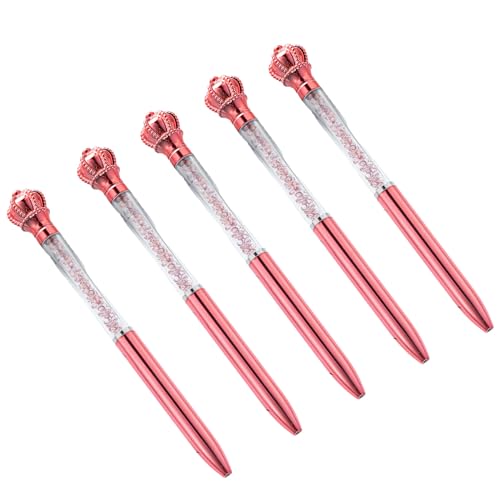 5 Stück Kronen-Kugelschreiber, dekorativer Stift, 1,0 mm, Schreibwaren, Studenten, Lehrer 5 Stück Kronen-Kugelschreiber, dekorativer Stift, 1,0 mm, Schreibwaren, Studenten, Lehrer von Vynetra