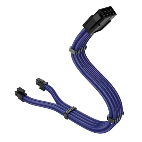 CPU-Kabel, 8-polig auf 4 + 4-polig, abnehmbares Motherboard-Stromkabel, 30 cm, farbiger Nylondraht für Mainbiards CPU-Kabel, 8-polig auf 4 + 4-polig, abnehmbares Motherboard-Stromkabel, 30 cm, farbiger Nylondraht für Mainbiards von Vynetra