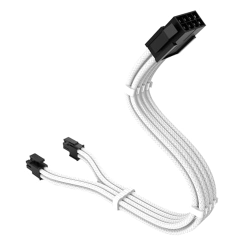 CPU-Kabel, 8-polig auf 4 + 4-polig, abnehmbares Motherboard-Stromkabel, 30 cm, farbiger Nylondraht für Mainbiards CPU-Kabel, 8-polig auf 4 + 4-polig, abnehmbares Motherboard-Stromkabel, 30 cm, farbiger Nylondraht für Mainbiards von Vynetra