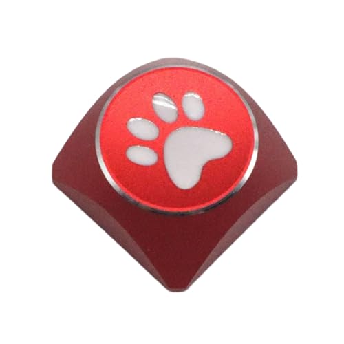 CatPaws Tastenkappen aus Aluminiumlegierung, XDA-Profil, Ersatz für mechanische Tastaturen von Vynetra