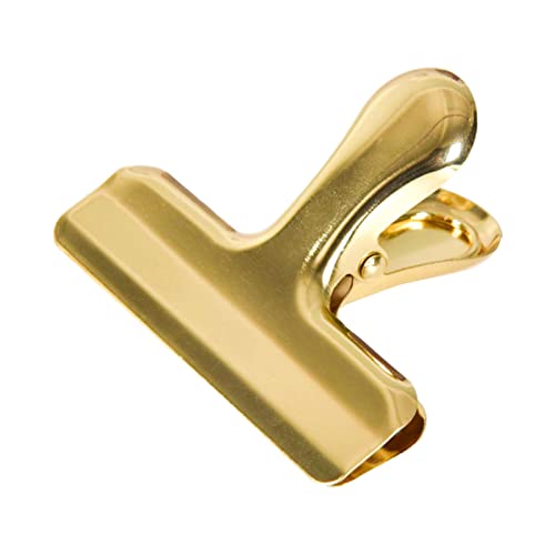 Edelstahl-Büroklemme, 77 mm lang, groß, für Lebensmittelbeutel, Zeichenbrett, Fotodatei, Quittung Edelstahl-Büroklemme, 77 mm lang, groß, für Lebensmittelbeutel, Zeichenbrett, Fotodatei, Quittung von Vynetra