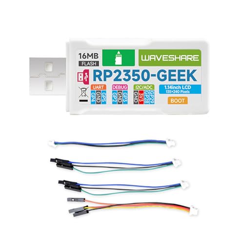 RP2350 Entwicklungsplatine mit integriertem 14-Zoll-Bildschirm und USB-Debugging auf RP2350-Mikrocontroller RP2350 Entwicklungsplatine mit integriertem 14-Zoll-Bildschirm und USB-Debugging auf RP2350-Mikrocontroller von Vynetra