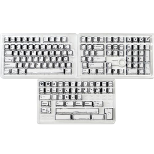 Schwarz-weiße Tastenkappen in Originalhöhe mit farbbeständiger Oberfläche verbessern das mechanische Tippen der Tastatur Schwarz-weiße Tastenkappen in Originalhöhe mit farbbeständiger Oberfläche verbessern das mechanische Tippen der Tastatur von Vynetra