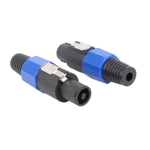 Vynetra 4 x professionelle 4-polige NL4FC-Lautsprecher mit Drehverschluss, 4-poliger Lautsprecher-Adapter-Stecker, 4-poliger Lautsprecher-Drehanschluss Vynetra 4 x professionelle 4-polige NL4FC-Lautsprecher mit Drehverschluss, 4-poliger Lautsprecher-Adapter-Stecker, 4-poliger Lautsprecher-Drehanschluss von Vynetra