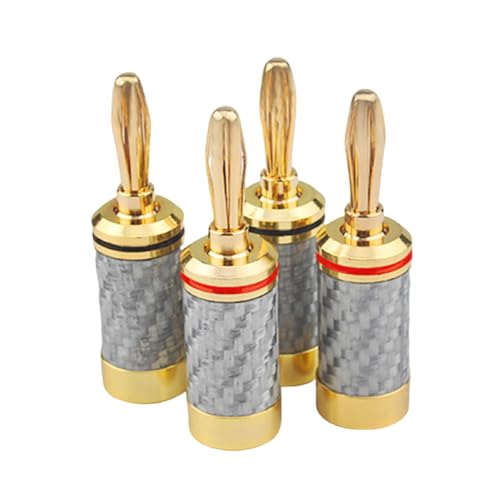 Vynetra Audio-Bananenstecker, Metallstecker für Heimkino-Systeme und professionelle Hörgeräte Vynetra Audio-Bananenstecker, Metallstecker für Heimkino-Systeme und professionelle Hörgeräte von Vynetra
