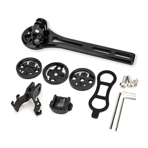 Vynetra Fahrrad-Handy-Taschenlampen-Vorbau-Halterungen, Verlängerung, Lenker, verstellbare Halterung für Fahrradfahrräder, Computerhalterung von Vynetra
