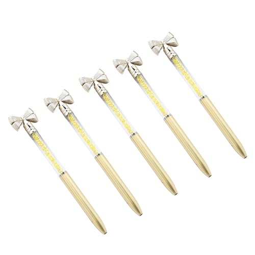 Vynetra Kugelschreiber mit Schleife, zum Öffnen/Schließen, 1,0 mm Spitze, Kugelschreiber für Unterzeichnung, glattes Schreiben, für Büro, 5 Stück Vynetra Kugelschreiber mit Schleife, zum Öffnen/Schließen, 1,0 mm Spitze, Kugelschreiber für Unterzeichnung, glattes Schreiben, für Büro, 5 Stück von Vynetra