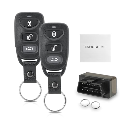 2 x Schlüsselanhänger mit OBD-Werkzeug für Hyundai Elantra Limousine OSLOKA-360T 2011–2016, mit DIY-Anleitung (evtl. nicht in deutscher Sprache) von Vzrcavekey