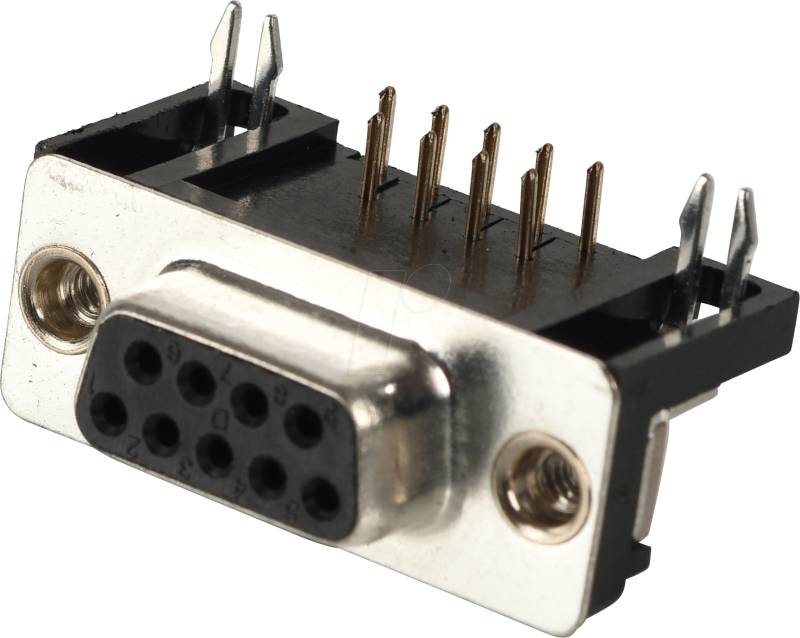W+P 107-09-2-1-0 - D-SUB Buchse, 9-polig, gewinkelt von W+P PRODUCTS