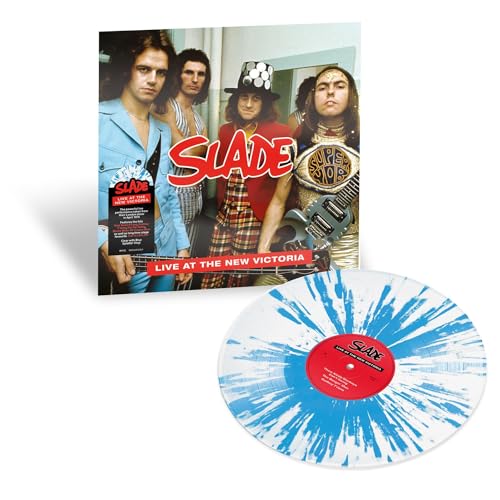 Slade, Neues Album 2024, Remastered, Live at the New Victoria, Blauer Splatter-Doppelvinyl, 2 LP von W a r n e r