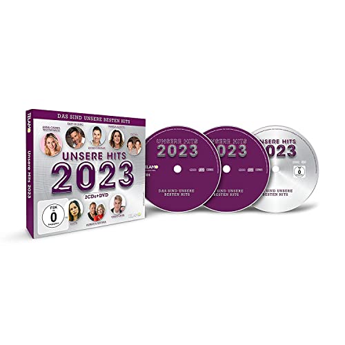 Unsere Hits 2023, Neues Album 2 CDs + DVD Deutsche Schlagerhits von W a r n e r