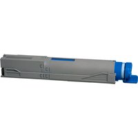 Recycling Toner ersetzt Oki 43459371 cyan von W&P