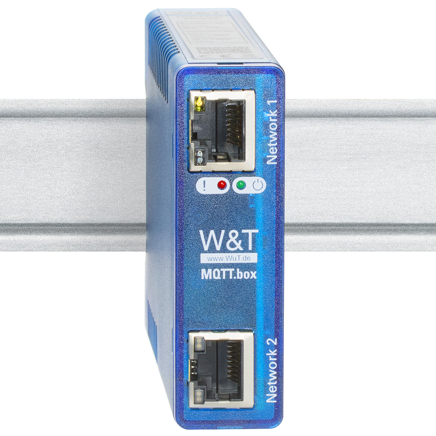 W&T MQTT.box, Kunststoff-Gehäuse, blau von W&T