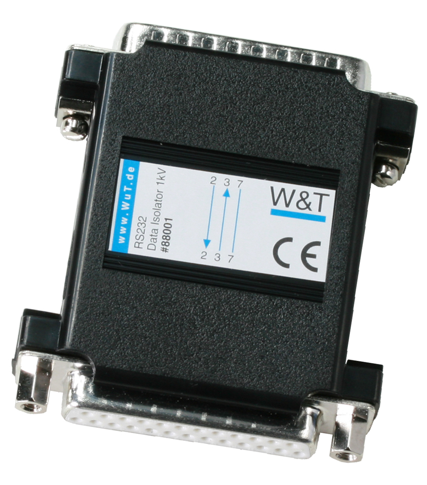 W&T Optischer Isolator RS232 - 1KV, 300 - 19.200 Baud von W&T