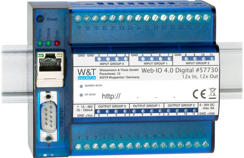 W&T Web-IO 4.0 Digital, 12x Input, 12x Output von W&T