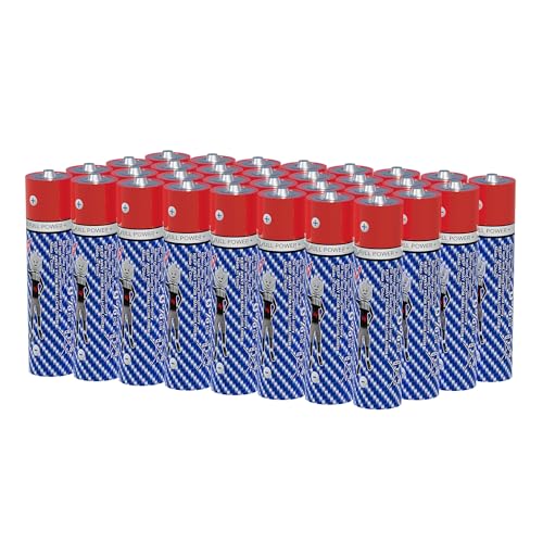 W Onder Full Energy – Alkaline-Batterien AAA/LR03 mit Langer Lebensdauer – Packung mit 32 Batterien, ideal für Alltagsgeräte. W Onder Full Energy – Alkaline-Batterien AAA/LR03 mit Langer Lebensdauer – Packung mit 32 Batterien, ideal für Alltagsgeräte. von W