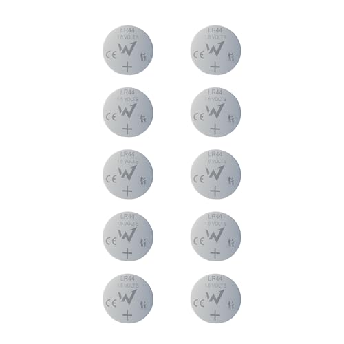 W Onder Full Energy – Knopfzellen LR44 Alkaline 1,5 V, Lange Lebensdauer – Packung mit 10 Batterien W Onder Full Energy – Knopfzellen LR44 Alkaline 1,5 V, Lange Lebensdauer – Packung mit 10 Batterien von W