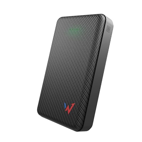 W Onder Fullpower - Externer Akku 20.000 mAh | Schnellladung 20W & Power Delivery | 2 USB-A & USB-C Ports | LED-Anzeige | Ultra-kompakt & Universal (iPhone, Samsung, Huawei) - Kabel inklusive von W