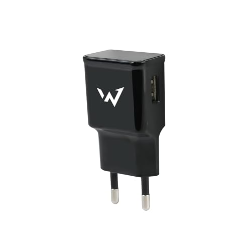W Onder Fullpower – Ladegerät für Smartphone und Tablet – 5 W – 1 USB-A Port – Schwarz – EU-Stecker von W