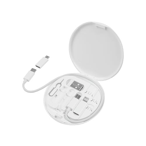 W Wonder Full Power – 5-in-1-Set USB-A oder USB-C auf USB-C/Lightning/Micro-USB – 26 cm – Weiß W Wonder Full Power – 5-in-1-Set USB-A oder USB-C auf USB-C/Lightning/Micro-USB – 26 cm – Weiß von W