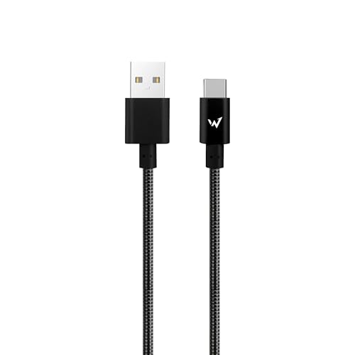 W Wonder Full Power – Metallkabel USB-A auf USB-C – 1 m – Schwarz W Wonder Full Power – Metallkabel USB-A auf USB-C – 1 m – Schwarz von W