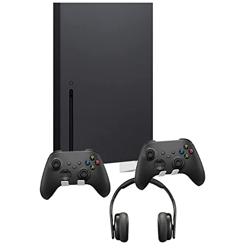 Wandhalterungspaket für XBOX Series X, Controllerhalterung mit Ladeöffnung und Kopfhörerhalterung, Wärmeableitung, mit Wasserwaage und rutschfester Matte Wandhalterungspaket für XBOX Series X, Controllerhalterung mit Ladeöffnung und Kopfhörerhalterung, Wärmeableitung, mit Wasserwaage und rutschfester Matte von Wabracket