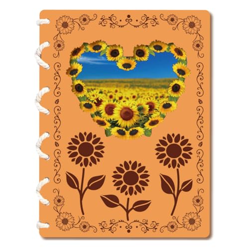 WADORN Sonnenblumen-Holzkarte, Herz-Sonnenblume-Jubiläumskarte Aus Holz, 15x20 cm, Liebesgrußkarte Aus Holz, Romantische Holzkarte, Rechteckige Geburtstagskarte Aus Holz Für Sie Oder Ihn WADORN Sonnenblumen-Holzkarte, Herz-Sonnenblume-Jubiläumskarte Aus Holz, 15x20 cm, Liebesgrußkarte Aus Holz, Romantische Holzkarte, Rechteckige Geburtstagskarte Aus Holz Für Sie Oder Ihn von WADORN