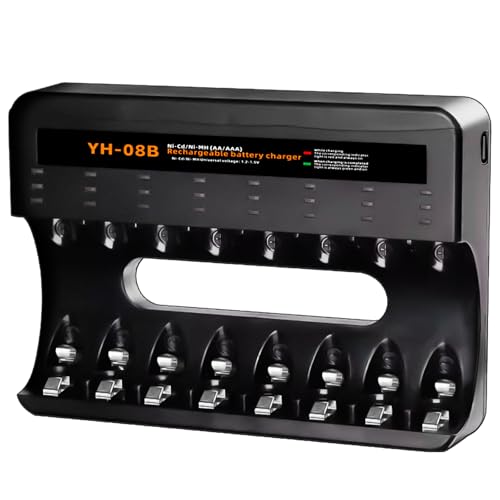 AA AAA Akku Ladegerät 8 Slot Universal Batterieladegerät Intelligentes Smart Battery Charger für AA/AAA NI-MH NI-CD Wiederaufladbar Batterien AA AAA Akku Ladegerät 8 Slot Universal Batterieladegerät Intelligentes Smart Battery Charger für AA/AAA NI-MH NI-CD Wiederaufladbar Batterien von WAEUUKKPO