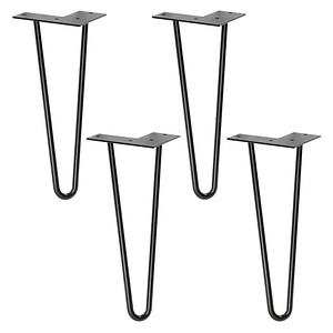 4 WAGNER® design yourself HAIRPIN ST 8240 Tischbeine schwarz von WAGNER® design yourself