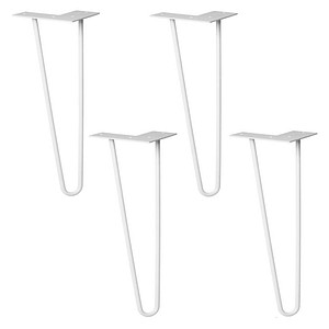 4 WAGNER® design yourself HAIRPIN ST 8246 Tischbeine grau von WAGNER® design yourself