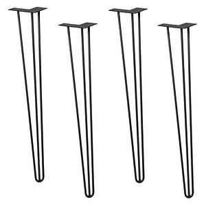 4 WAGNER® design yourself HAIRPIN ST 8271 Tischbeine schwarz von WAGNER® design yourself