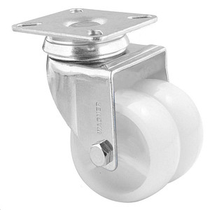 WAGNER® design yourself Apparate-Doppel-Lenkrolle ECO RO 1252 weiß von WAGNER® design yourself
