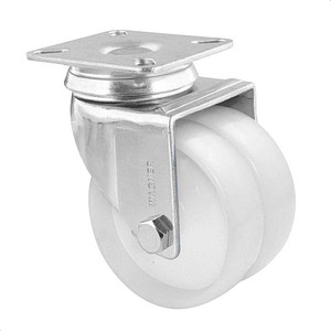 WAGNER® design yourself Apparate-Doppel-Lenkrolle ECO RO 1277 weiß von WAGNER® design yourself